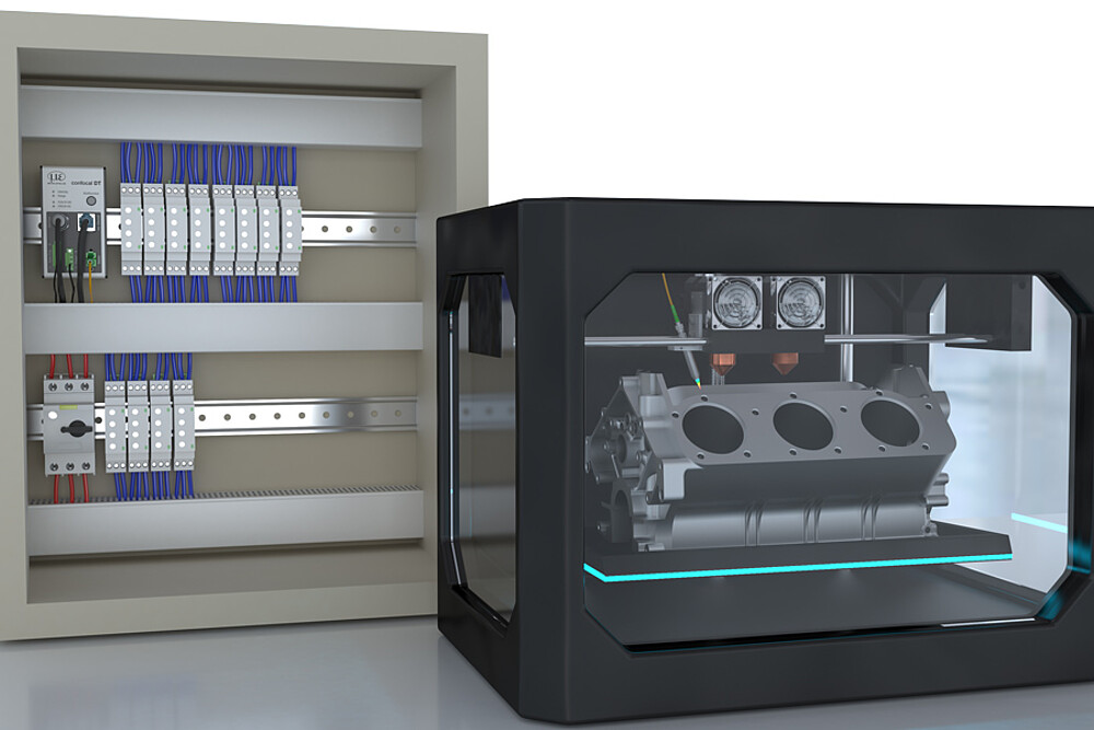 Application in the control cabinet and for 3D printers