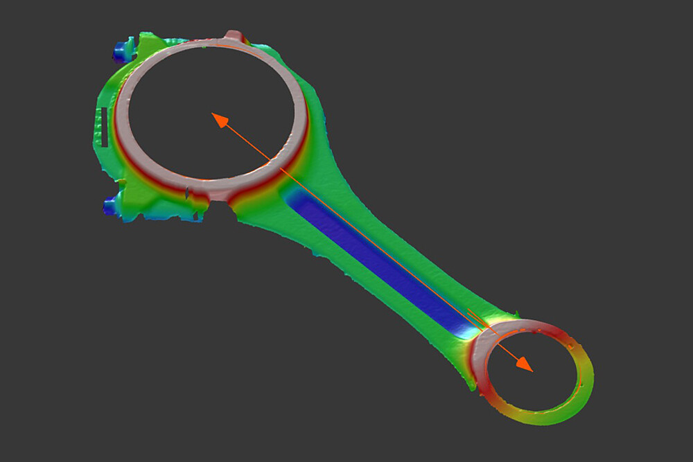 Inspección de planitud, deformación, curvatura & desviación de forma