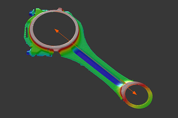 Inspección de planitud, deformación, curvatura & desviación de forma