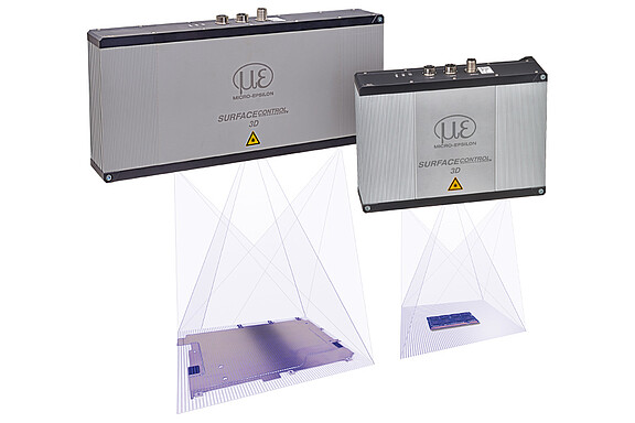 Sensor 3D de captura instantánea de alta precisión surfaceCONTROL 3D 35x0