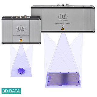 Sensor 3D de captura instantánea surfaceCONTROL 3D 3200 / 3500