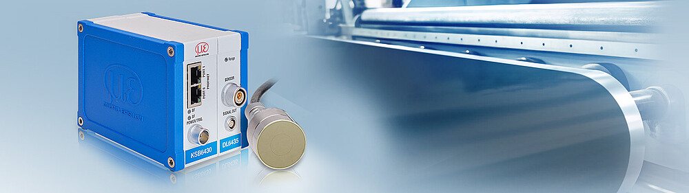 Sensor system for thickness measurement of electrode coatings