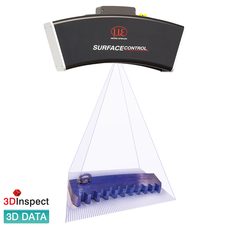 Sensor 3D de captura instantánea surfaceCONTROL 3D 2600