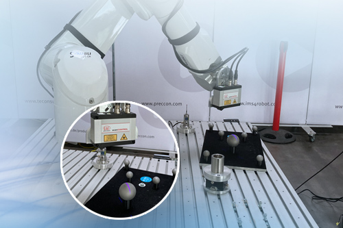 Calibración de robots con sensores ópticos
