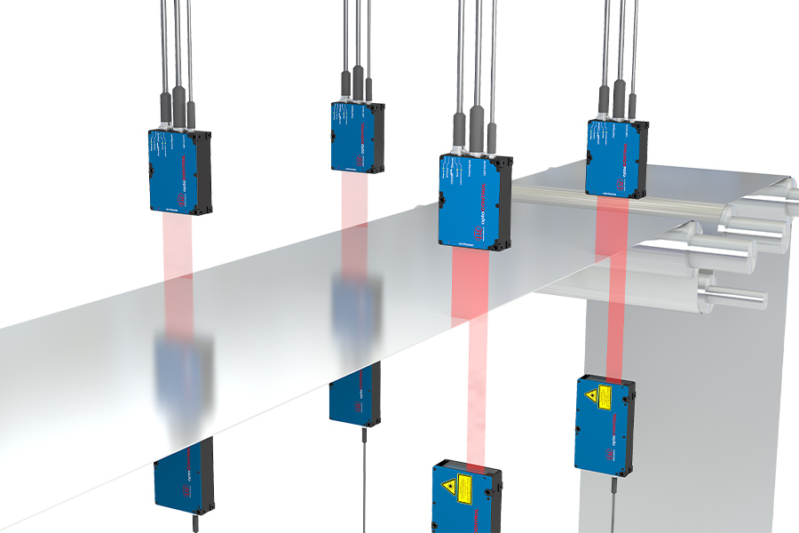 Comprobación del borde de la cinta de láminas de electrodos